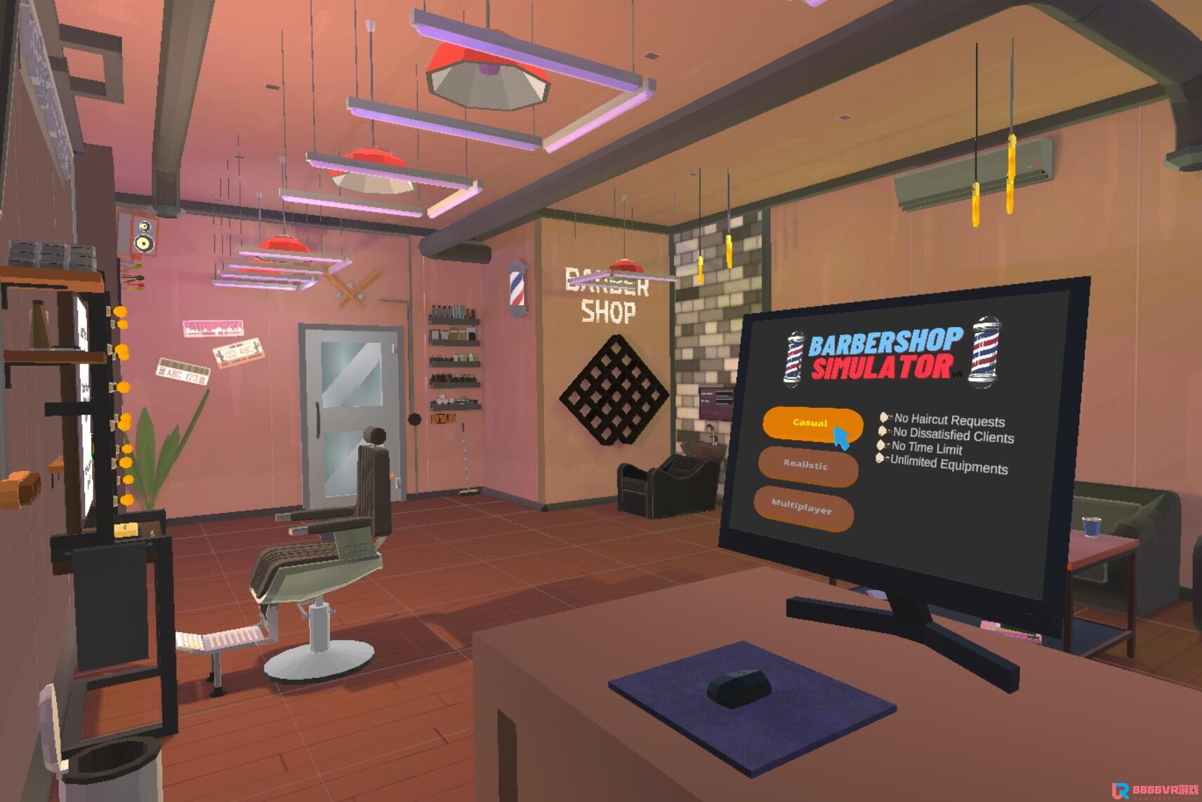 [Oculus quest] 理发店模拟器（Barbershop Simulator VR）8214 作者:yuanzi888 帖子ID:5044 