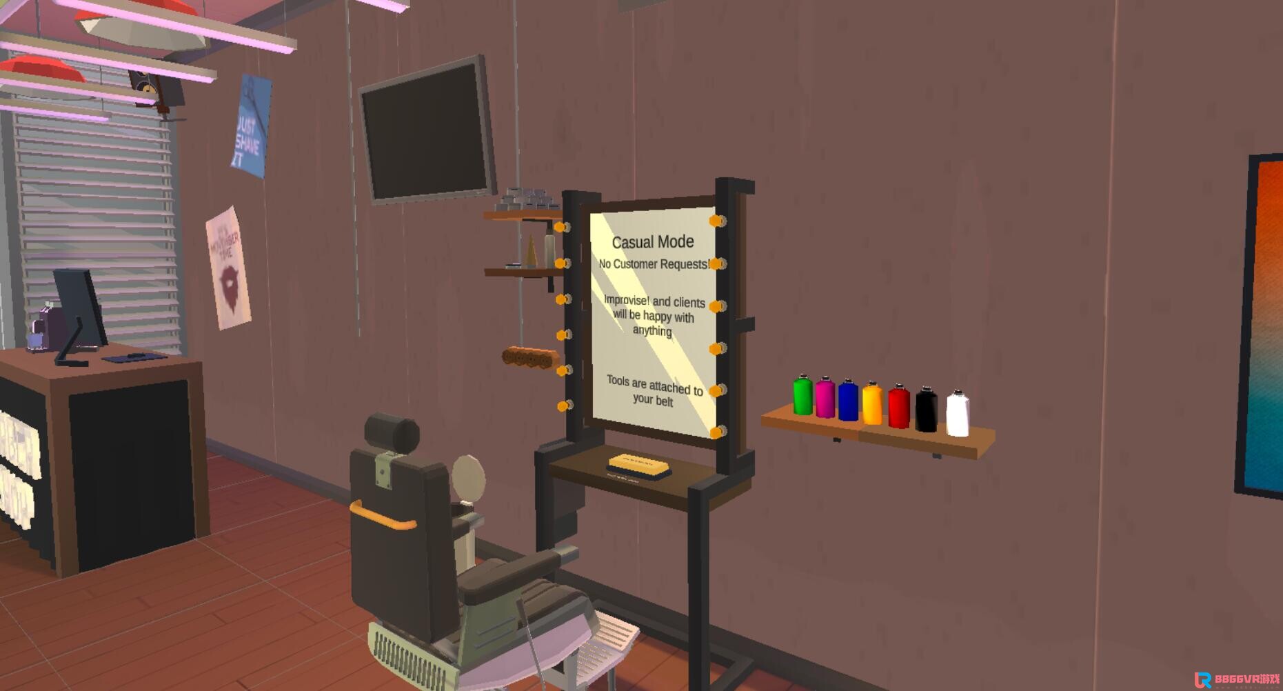 [Oculus quest] 理发店模拟器（Barbershop Simulator VR）4545 作者:yuanzi888 帖子ID:5044 