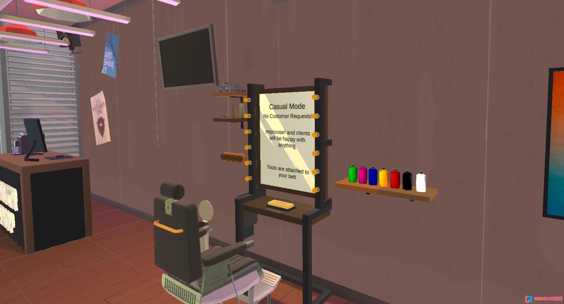 [Oculus quest] 理发店模拟器（Barbershop Simulator VR）1104 作者:yuanzi888 帖子ID:5044 